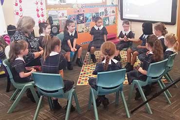 Fairholme College Queensland Prep Students in Restorative Circle