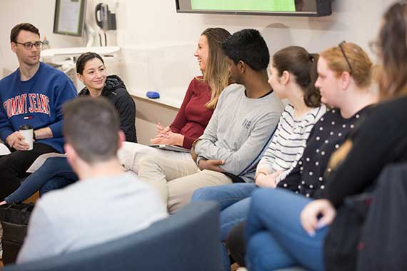 Dr Kristin-Reimer-teaching-in-RJ-circle-at-Monash-University
